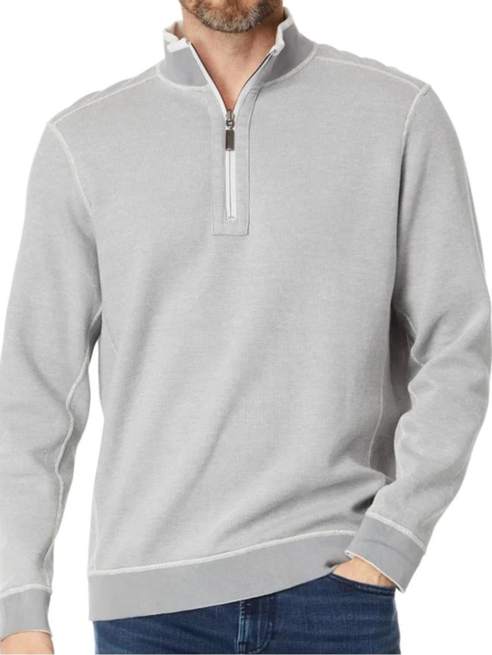 Mens Tommy Bahama Flip Coast Half l Quarter-Zip Sweater Sweatshirt XXL